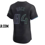 Joe Rock Men's Tampa Bay Rays Charcoal Elite 2024 City Connect Jersey