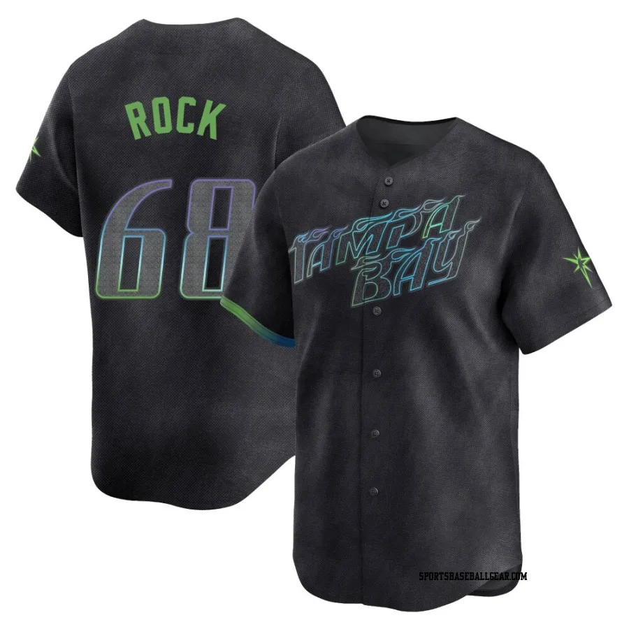 Joe Rock Men's Tampa Bay Rays Charcoal Limited 2024 City Connect Jersey