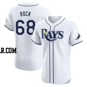 Joe Rock Men's Tampa Bay Rays White Elite Home Jersey