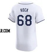 Joe Rock Men's Tampa Bay Rays White Elite Home Jersey