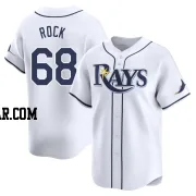 Joe Rock Men's Tampa Bay Rays White Limited Home Jersey