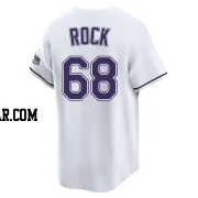 Joe Rock Youth Tampa Bay Rays White Limited Throwback Cooperstown Jersey