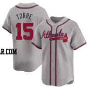 Joe Torre Youth Atlanta Braves Gray Limited Away Jersey