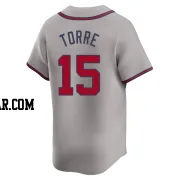 Joe Torre Youth Atlanta Braves Gray Limited Away Jersey