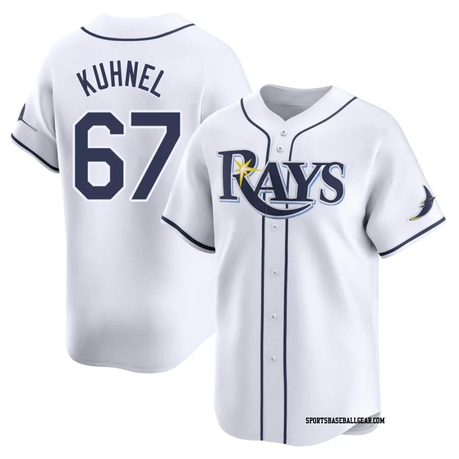 Joel Kuhnel Youth Tampa Bay Rays White Limited Home Jersey