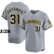 Joel Payamps Youth Milwaukee Brewers Gray Limited Away Jersey