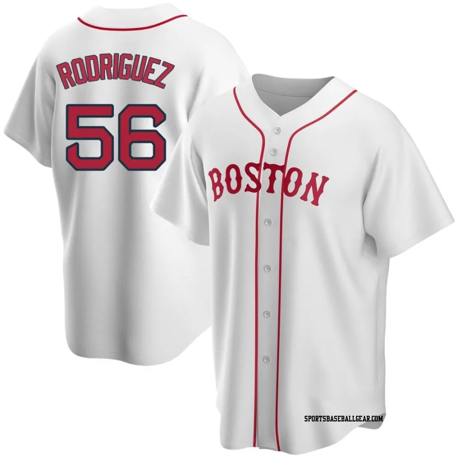 Joely Rodriguez Men's Boston Red Sox White Replica Alternate Jersey