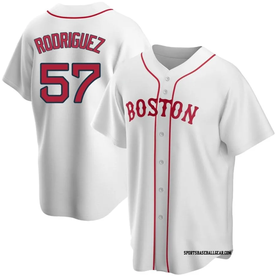 Joely Rodriguez Youth Boston Red Sox White Replica Alternate Jersey