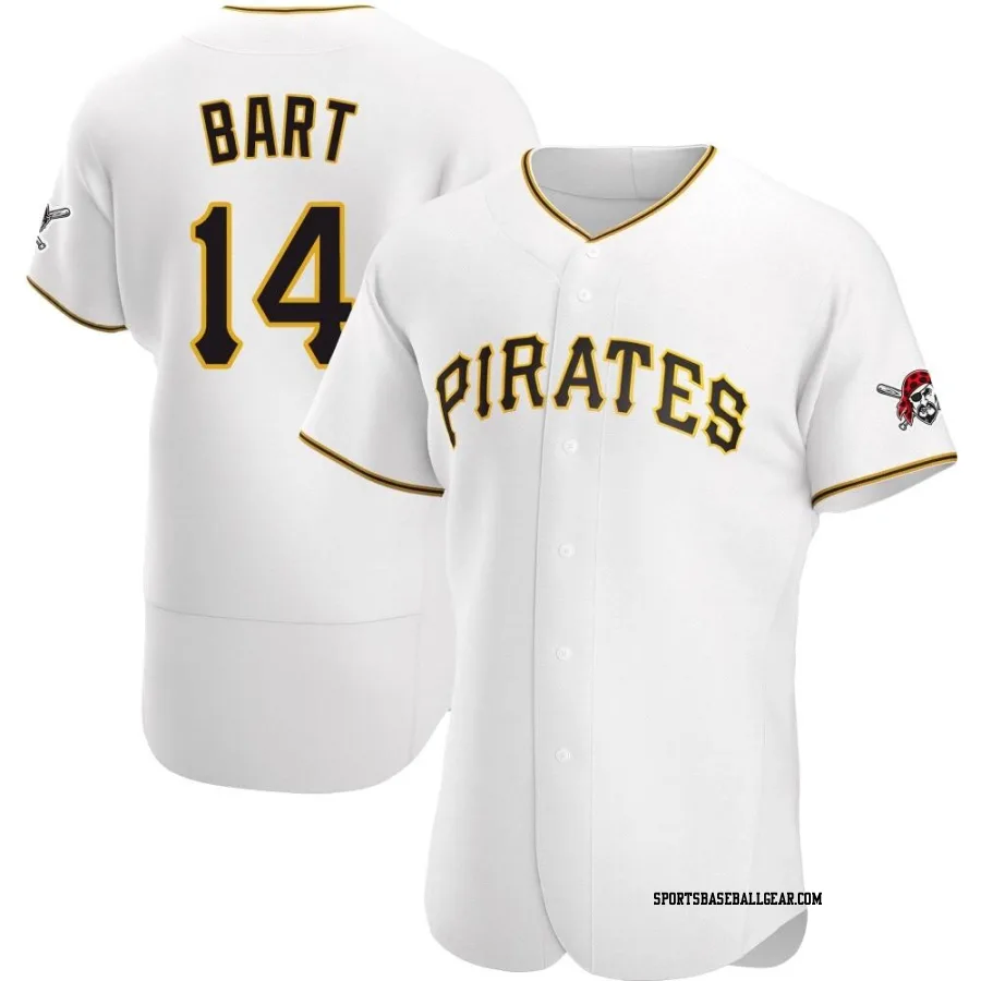 Joey Bart Men's Pittsburgh Pirates White Authentic Home Jersey