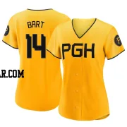 Joey Bart Women's Pittsburgh Pirates Gold Authentic 2023 City Connect Jersey