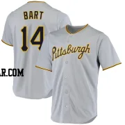 Joey Bart Youth Pittsburgh Pirates Gray Replica Road Jersey