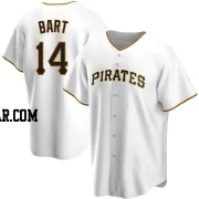 Joey Bart Youth Pittsburgh Pirates White Replica Home Jersey