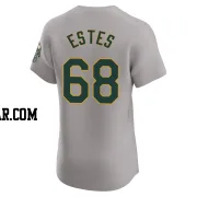 Joey Estes Men's Oakland Athletics Gray Elite Road Jersey