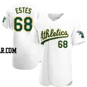 Joey Estes Men's Oakland Athletics White Authentic Home Jersey