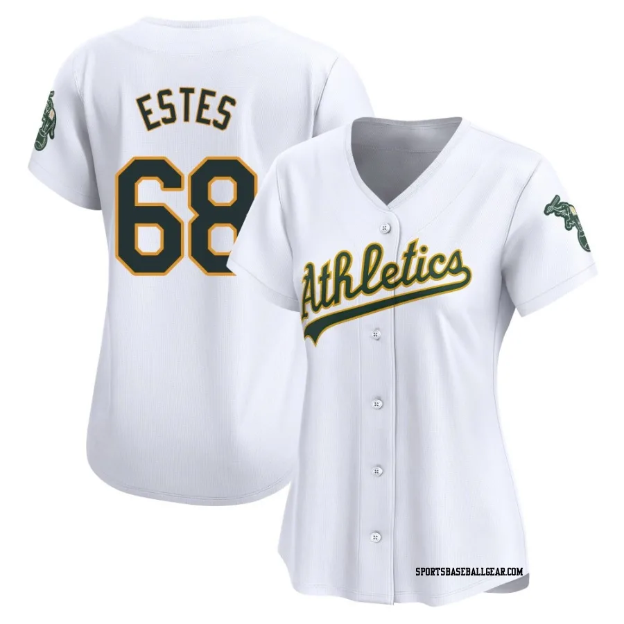 Joey Estes Women's Oakland Athletics White Limited Home Jersey