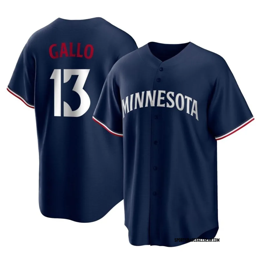 Joey Gallo Men's Minnesota Twins Navy Replica Alternate Jersey