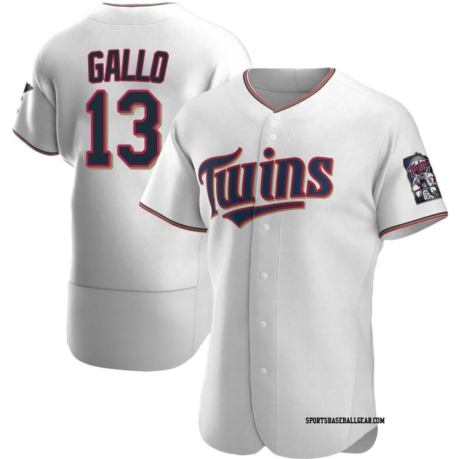 Joey Gallo Men's Minnesota Twins White Authentic Home Jersey