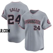 Joey Gallo Men's Washington Nationals Gray Limited Road Jersey