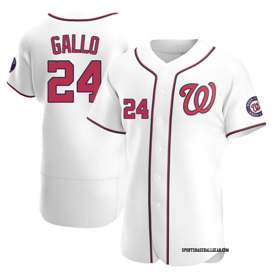 Joey Gallo Men's Washington Nationals White Authentic Home Jersey