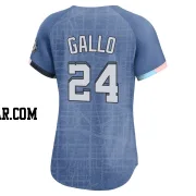 Joey Gallo Women's Washington Nationals Blue Limited 2025 City Connect Jersey