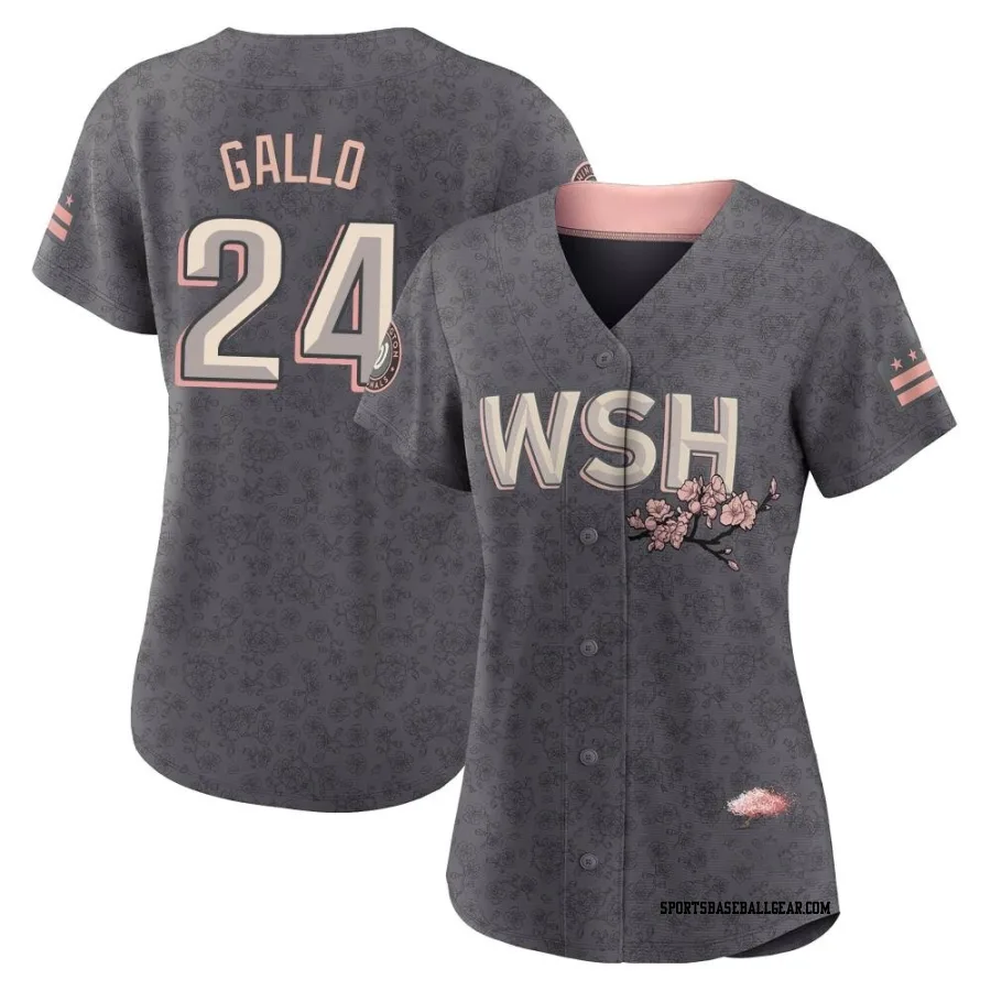 Joey Gallo Women's Washington Nationals Gray Replica 2022 City Connect Jersey
