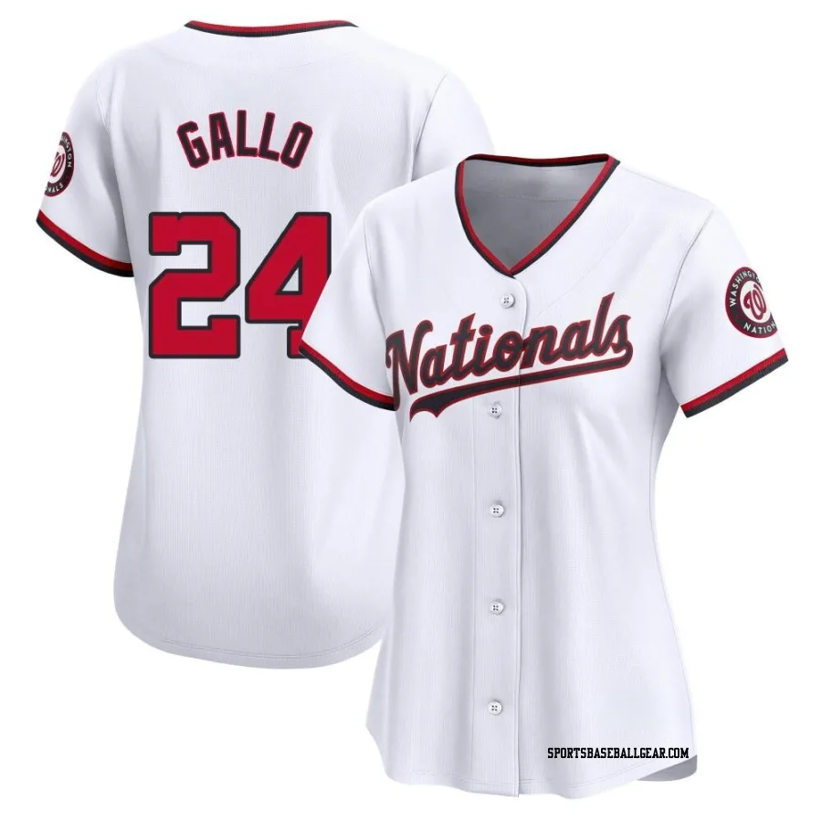 Joey Gallo Women's Washington Nationals White Limited Home Jersey