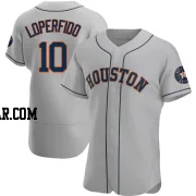 Joey Loperfido Men's Houston Astros Gray Authentic Road Jersey