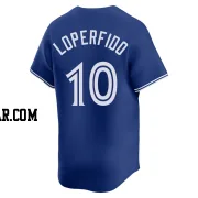 Joey Loperfido Youth Toronto Blue Jays Royal Limited Alternate Jersey