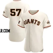 Joey Lucchesi Men's San Francisco Giants Cream Authentic Home Jersey