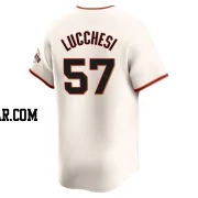 Joey Lucchesi Men's San Francisco Giants Cream Elite Home Jersey