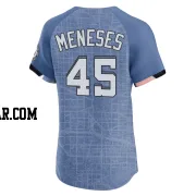 Joey Meneses Men's Washington Nationals Blue Elite 2025 City Connect Jersey