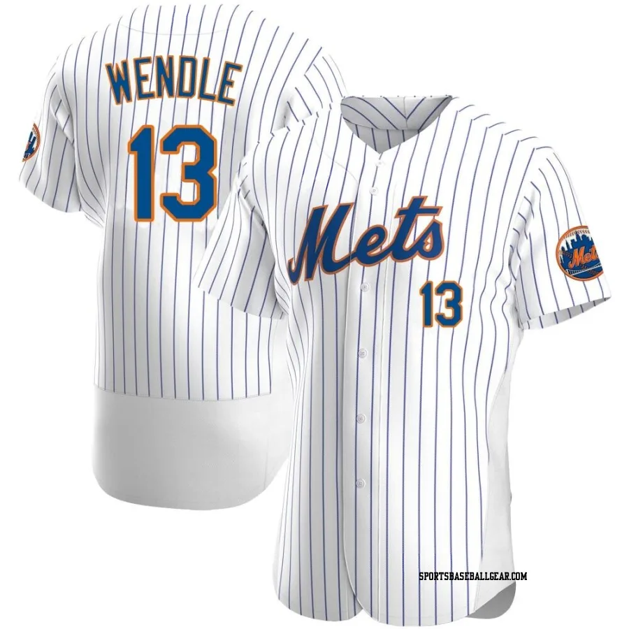 Joey Wendle Men's New York Mets White Authentic Home Jersey