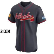 Joey Wentz Men's Atlanta Braves Navy Elite 2025 Speedway Classic Alternate Jersey