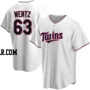 Joey Wentz Men's Minnesota Twins White Replica Home Jersey