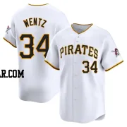 Joey Wentz Men's Pittsburgh Pirates White Limited Home Jersey