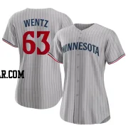 Joey Wentz Women's Minnesota Twins Gray Replica Road Jersey