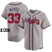 Joey Wentz Youth Atlanta Braves Gray Limited Away Jersey
