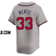 Joey Wentz Youth Atlanta Braves Gray Limited Away Jersey