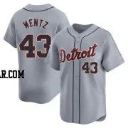 Joey Wentz Youth Detroit Tigers Gray Limited Road Jersey