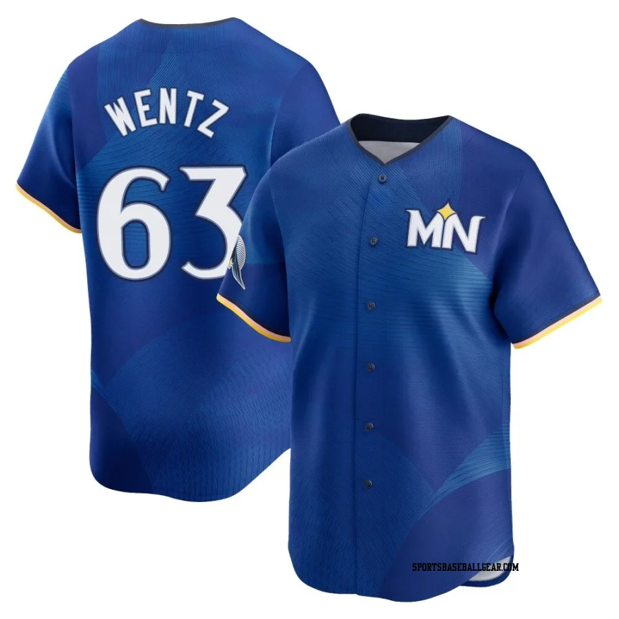 Joey Wentz Youth Minnesota Twins Royal Limited 2024 City Connect Jersey