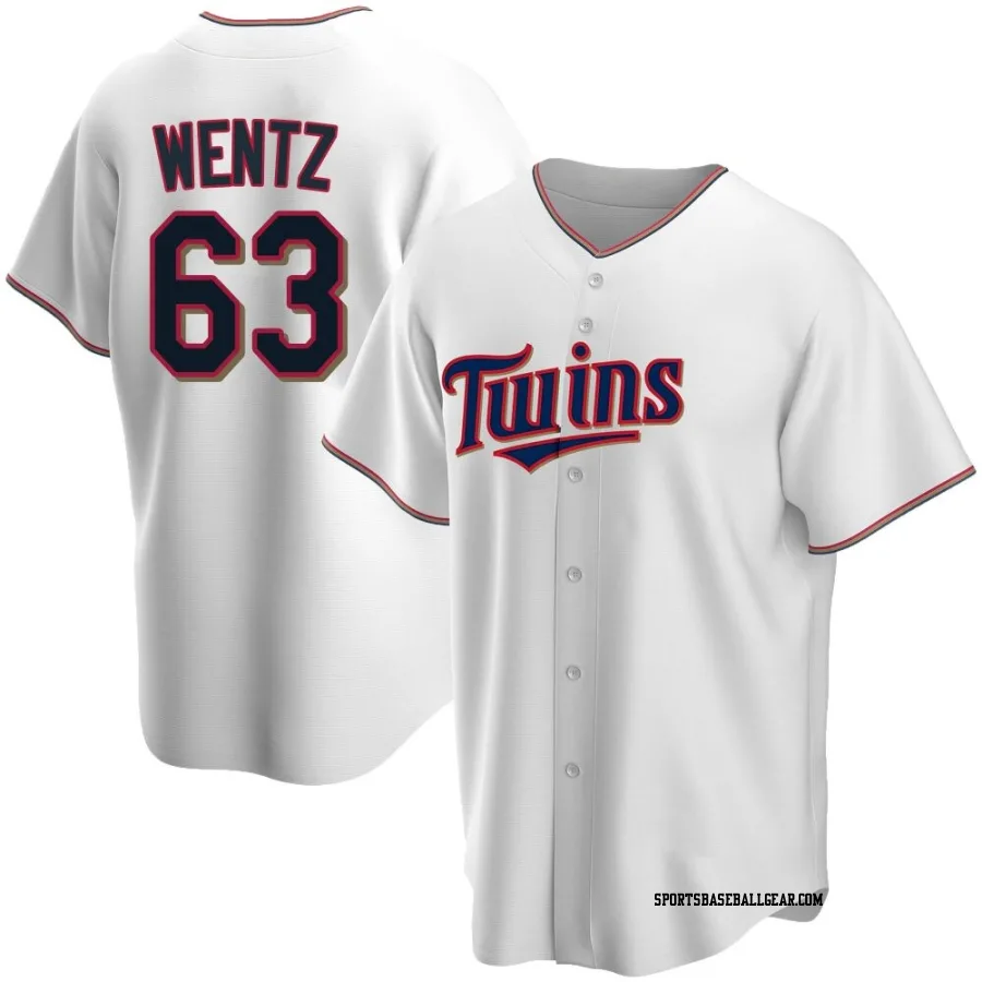 Joey Wentz Youth Minnesota Twins White Replica Home Jersey