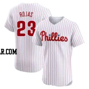 Johan Rojas Men's Philadelphia Phillies White Elite Home Jersey