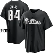 Johan Rojas Youth Philadelphia Phillies Black/White Replica Jersey