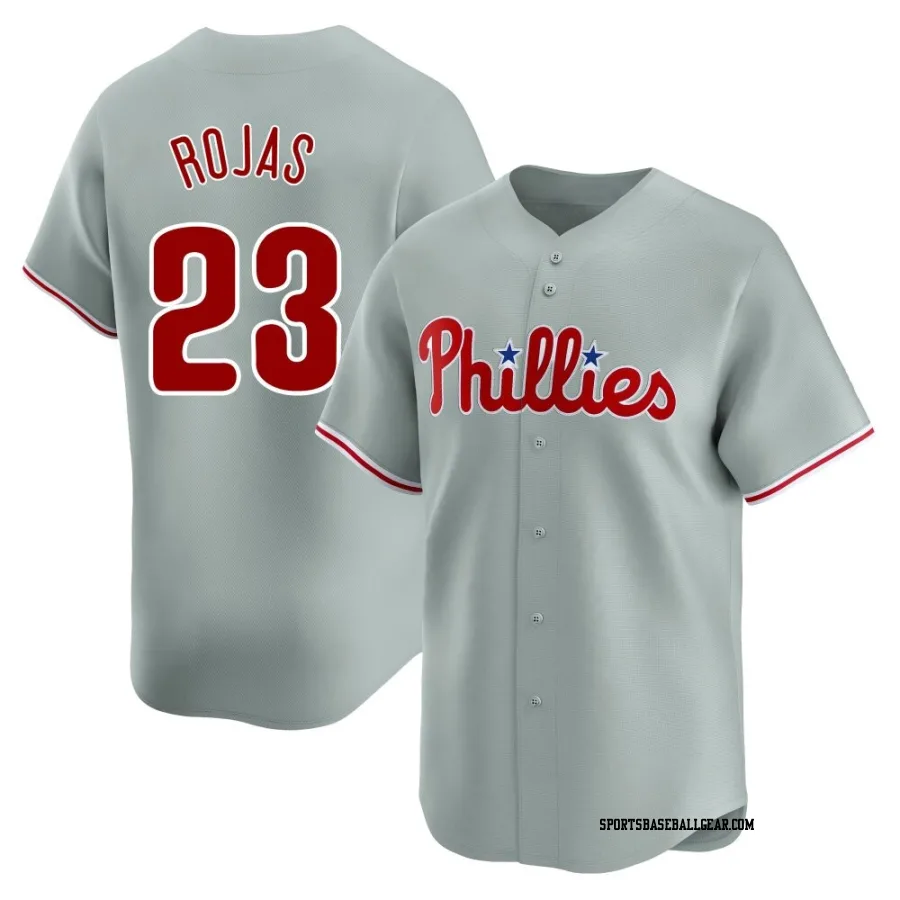 Johan Rojas Youth Philadelphia Phillies Gray Limited Away Jersey