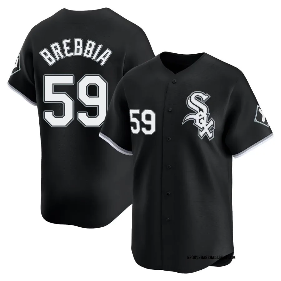 John Brebbia Men&#039;s Chicago White Sox Black Limited Alternate Jersey