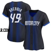 John Brebbia Women's Detroit Tigers Blue Limited 2024 City Connect Jersey