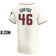 John Curtiss Men's Arizona Diamondbacks Cream Elite Home Jersey