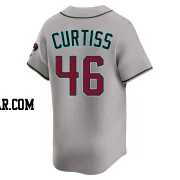 John Curtiss Men's Arizona Diamondbacks Gray Limited Alternate Jersey