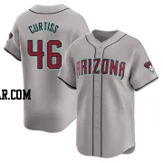 John Curtiss Men's Arizona Diamondbacks Gray Limited Away Jersey