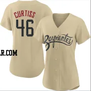 John Curtiss Women's Arizona Diamondbacks Gold Authentic 2021 City Connect Cool Base Jersey
